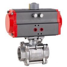 Pneumatic Three Piece Ball Valve